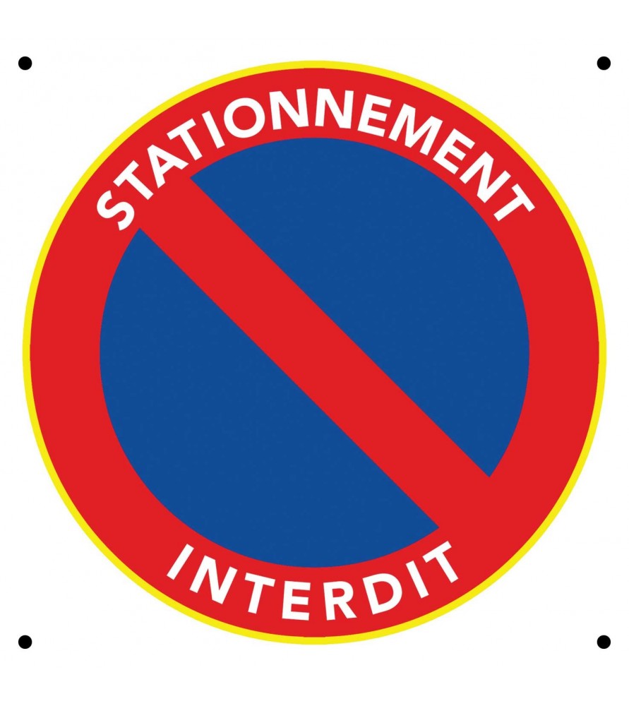 Panneau de stationnement interdit