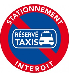 stationnement interdit car place réservée aux taxis