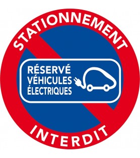 stationnement réservé aux véhicules électriques