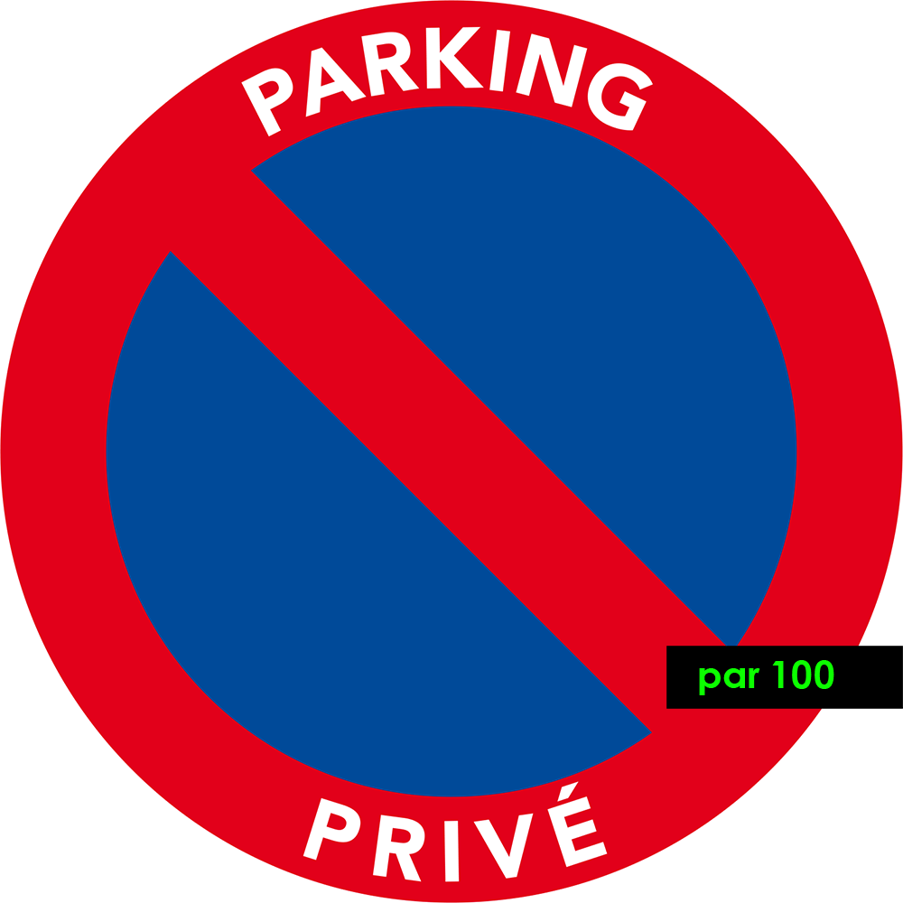 stationnement interdit sur parking privé